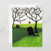 Long Distance Love - Ontbrekend je Briefkaart (Voorkant / Achterkant)