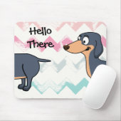 Long Dog Love - Tapis de souris Dachshund (Avec souris)