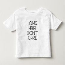 Long Hair geeft Toddler T-Shirt niet