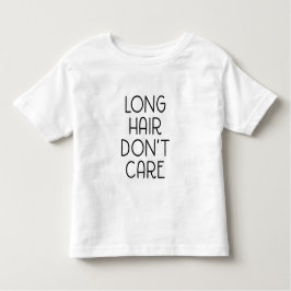 Long Hair geeft Toddler T-Shirt niet