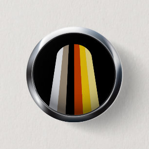 LONG HAIR PRIDE MEDAILLON RONDE BUTTON 3,2 CM
