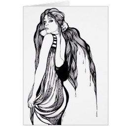 Long Hair Teen Portret