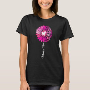 Long Haire Hair Chihuahua Ma Sunflower Chiwawa D T-shirt