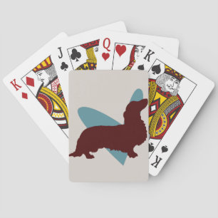 Long-haired Dachshund Playing Cards Speelkaarten