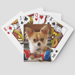 Long Hazard Chihuahua Dog-speelkaarten Pokerkaarten