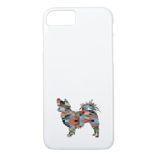 Long Hazard Chihuahua Geo Silhouette Pset Hoesje-M Case-Mate iPhone Case (Achterkant)