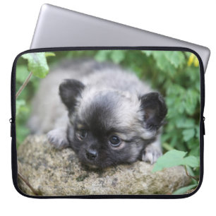 Long Hazard Chihuahua Puppy Laptop Sleeve