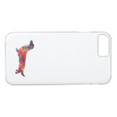 Long Hazard Dachshund Geo Silhouette Multi Case-Mate iPhone Case (Achterkant (Horizontaal))
