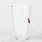 Long Hazard Dachshund Geo Silhouette Paars Glas (Rechts)