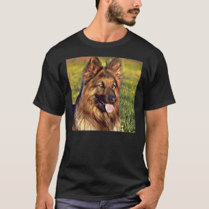 Long Hazard German Shepherd Dog T-shirt