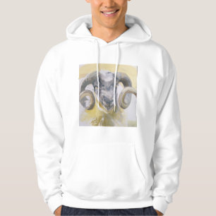 Long Horn Sheep 2 Hoodie