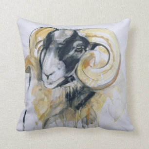 Long Horn Sheep Kussen