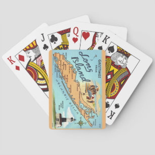 Long Island Begroetingskaarten Pokerkaarten