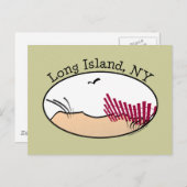 Long Island Briefkaart (Voorkant / Achterkant)