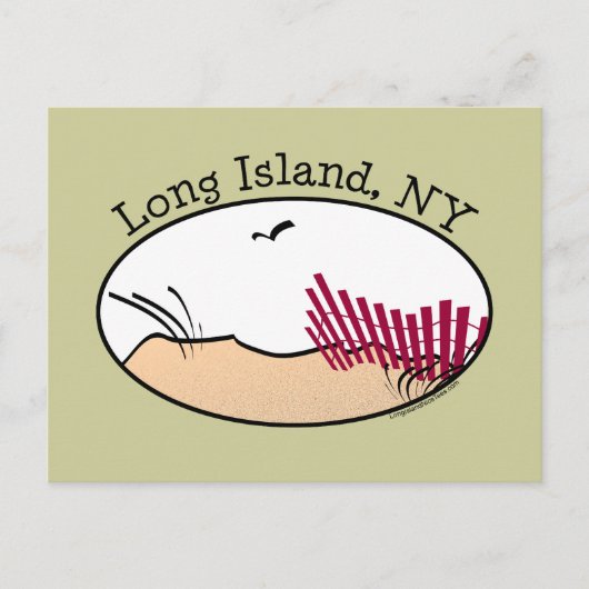 Long Island Briefkaart (Voorkant)