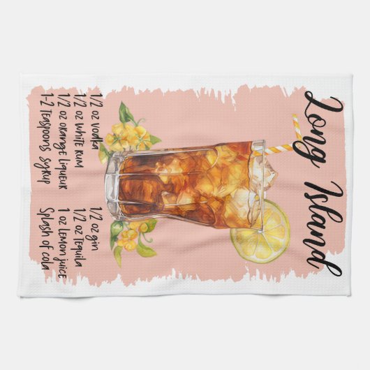 Long Island Cocktail Recept Theedoek (Horizontaal)