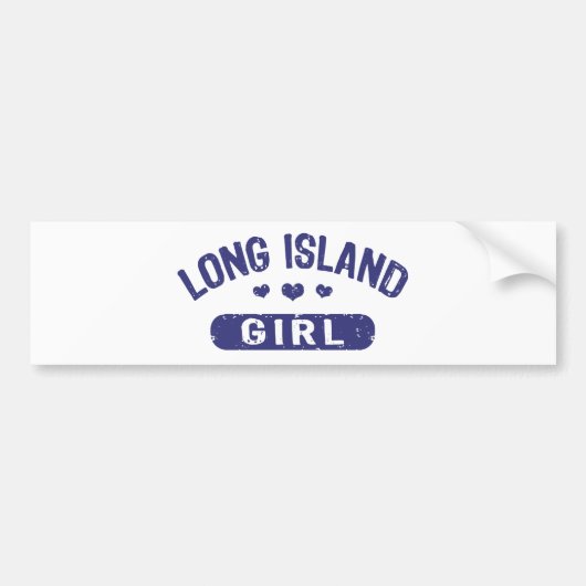 Long Island Girl Bumpersticker (Voorkant)