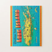 Long Island Groeten Briefkaart Puzzel (Verticaal)