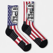 Long Island Hoofdstuk - Soks Logo VS Vlag Sokken (Rechts)