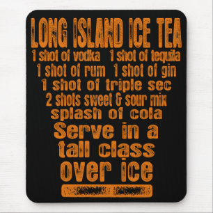 Long Island Ice Tea mousepad Muismat