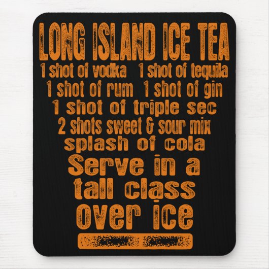 Long Island Ice Tea mousepad Muismat (Voorkant)