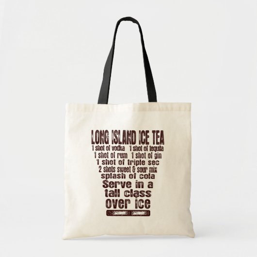 Long Island Ice Tea tas - kies stijl en kleur (Voorkant)