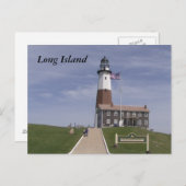 Long Island Lighthouse 2 Briefkaart (Voorkant / Achterkant)