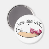 Long Island Magneet (Voorkant / Achterkant)