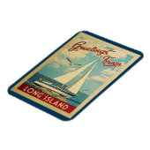 Long Island Magnet Sailboat Vintage New York (Côté Gauche)
