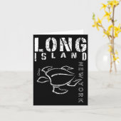 Long Island New York Souvenir Kaart (Gele Bloem)