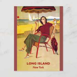 Long Island New York Vintage Briefkaart