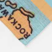  Long Island, NY Kaart Fleece Deken (Hoek)