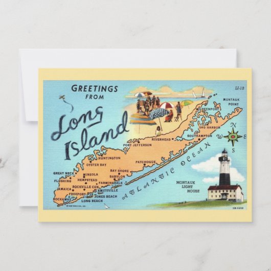 Long Island NY Moving Faire-part (Devant)