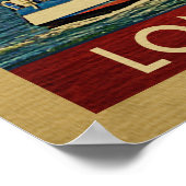 Long Island Poster Sailboat New York (Hoek)