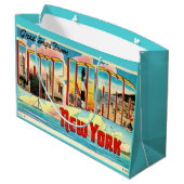 Long Island Retro Large Gift Bag Groot Cadeauzakje (Achterkant Gekanteld)