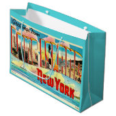 Long Island Retro Large Gift Bag Groot Cadeauzakje (Voorkant Gekanteld)
