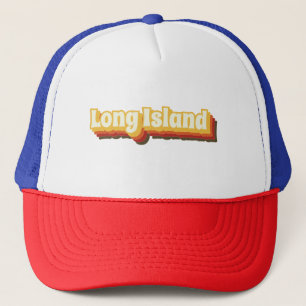Long Island Retro tekst Trucker Pet