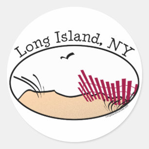 Long Island Ronde Sticker