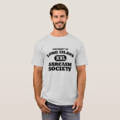Long Island Sarcasm Society Novel T-shirt (Voorkant volledig)