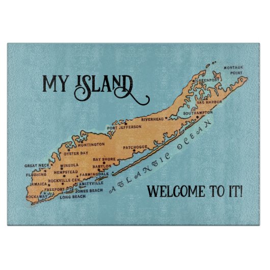 Long Island - Welkom Snijplank (Voorkant)