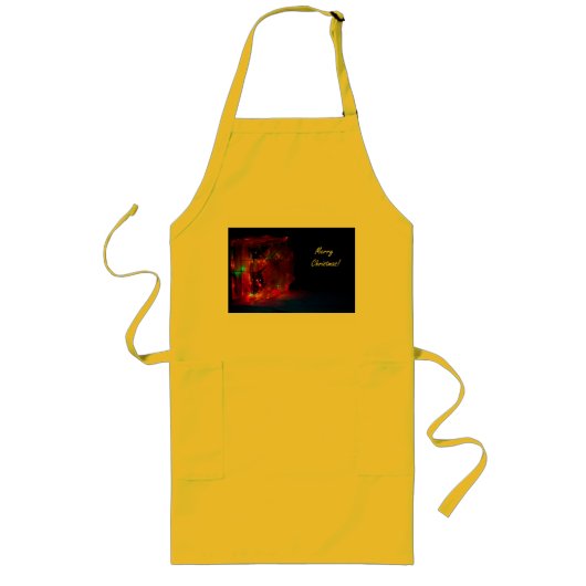Long Joyeux tablier Noël (Devant)
