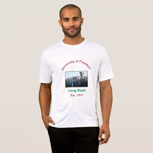 Long Kesh: T-shirt (wit) (Voorkant volledig)