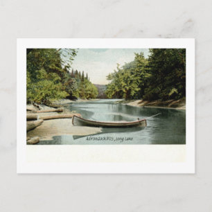 Long Lake, Adirondack Mountains, NY 1906  Briefkaart