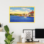 Long Lake - Napels Waterfront & Bay of Napels Inn Poster (Thuiskantoor)