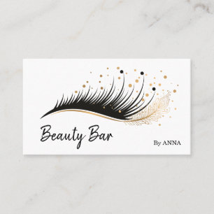 Long Lash Extension Make-up Feather Beauty Salon Visitekaartje
