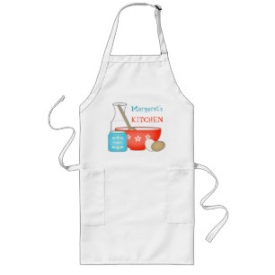 Long Le tablier fait sur commande de Baker/cuisinier