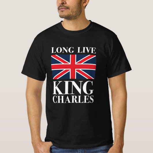 Long Live King Charles T-shirt (Voorkant)
