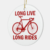 Long Live Long Rides Keramisch Ornament (Links)