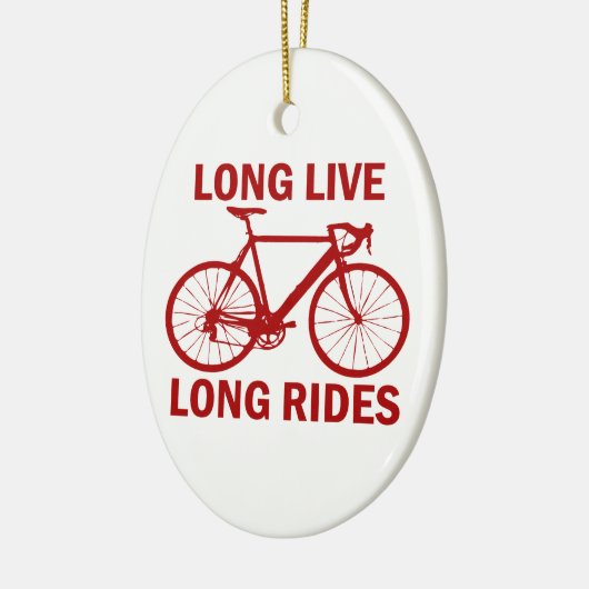 Long Live Long Rides Keramisch Ornament (Links)