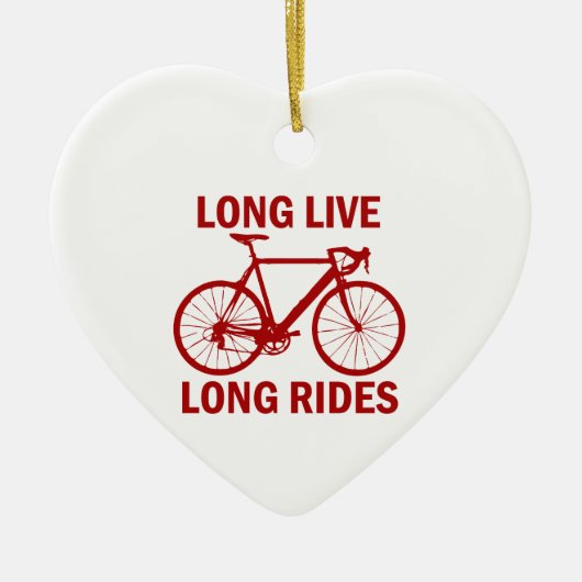 Long Live Long Rides Keramisch Ornament (Voorkant)